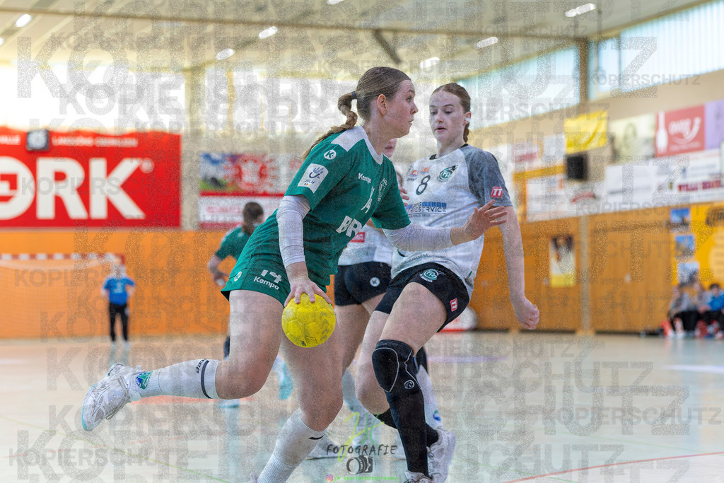 Jugendbundesliga wJA, Pokalrunde, HSG Kleenheim/Langgöns - Frisch Auf Göppingen | Jugendbundesliga wJA, Pokalrunde, HSG Kleenheim/Langgöns - Frisch Auf Göppingen am 28.02.2026 in Oberkleen (Weidig-Halle)Photo © 2026 - Jörg Heinrich - Realisiert mit Pictrs.com