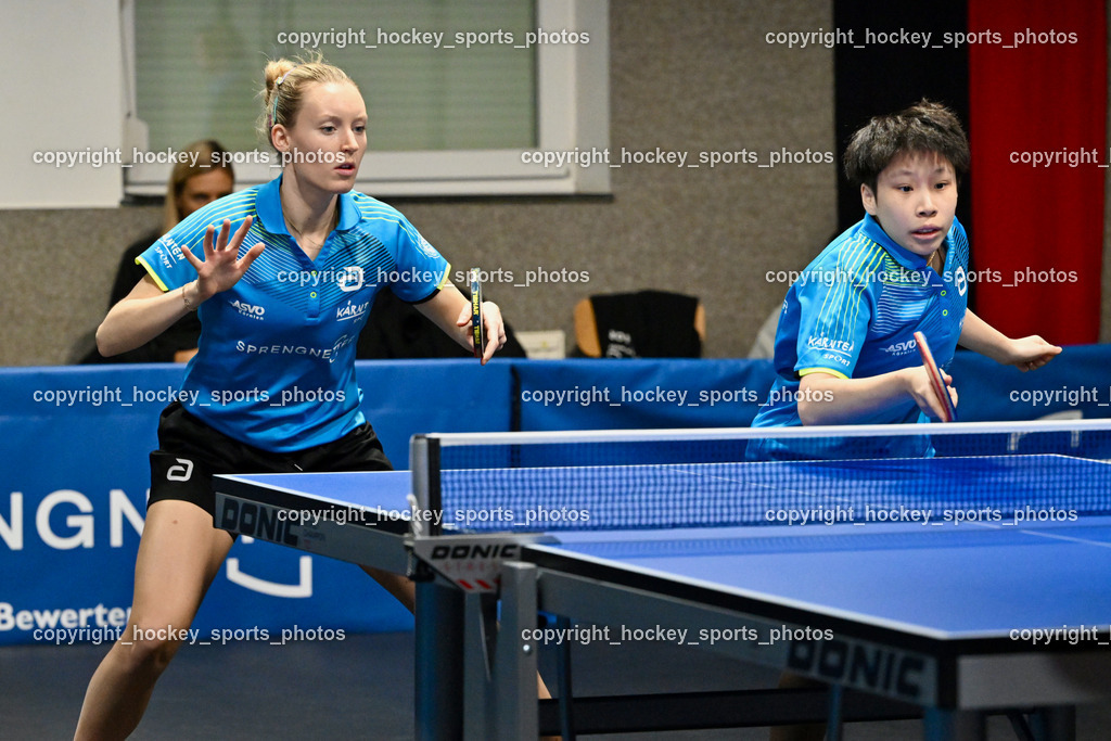 SCO Sprengnetter Bodensdorf vs. SU Sparkasse Kufstein  | Katarina Strazar, Yun-En Tsai, SCO Sprengnetter Bodensdorf vs. SU Sparkasse Kufstein , SCO Sprengnetter Bodensdorf vs. SU Sparkasse Kufstein am 08.02.2026 in Bodensdorf (SCO Sportheim), Austria, (Photo by Bernd Stefan)