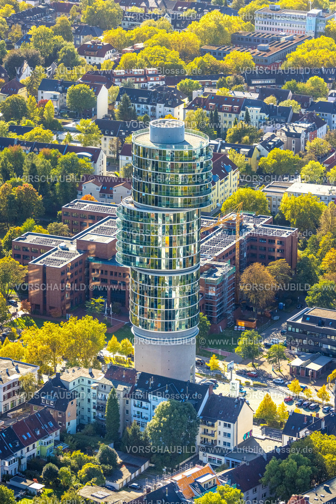 Bochum221000224 | Luftbild, Exzenterhaus, Bürohochhaus, Südinnenstadt, Bochum, Ruhrgebiet, Nordrhein-Westfalen, Deutschland
