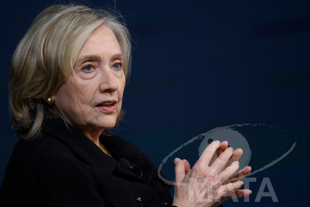 _DWA3833 | Die US-Politikerin Hillary Clinton auf der Veranstaltung Bridging Scholarship and Statecraft im Rahmen der Münchner Sicherheitskonferenz 2026. München, 13.02.2026 Bayern Deutschland  - Realisiert mit Pictrs.com