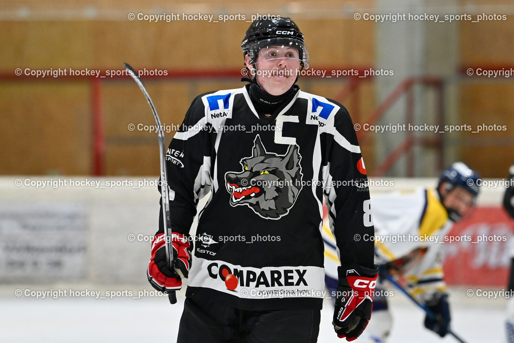EC Tigers Paternion vs. Tarco Wölfe II | #8 Konrad Simon Tarco Wölfe II, EC Tigers Paternion vs. Tarco Wölfe II, EC Tigers Paternion vs. Tarco Wölfe II am 19.12.2024 in Spittal an der Drau (Eissportzentrum Spittal), Austria, (Photo by Bernd Stefan)