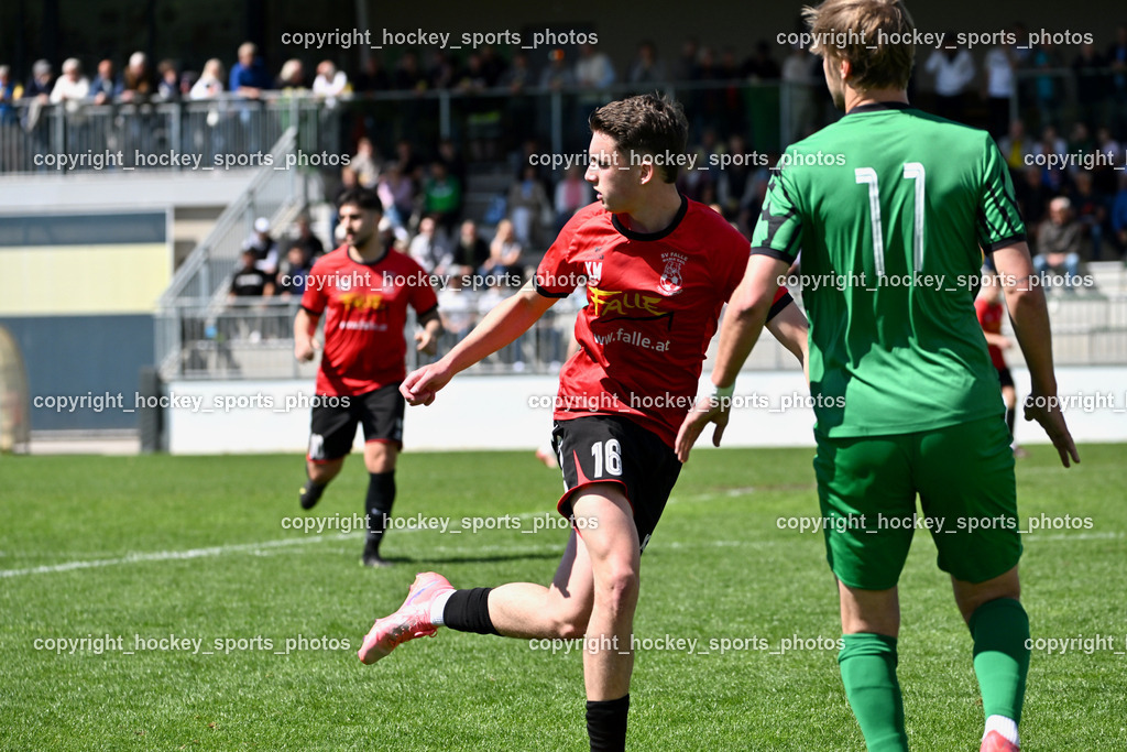 SC Landskron vs. SV Falle Maria Gail | #16 Andrija Stoimenov SV Maria Gail, #11 Sebastian Bauer SC Landskron, SC Landskron vs. SV Falle Maria Gail, SC Landskron vs. SV Falle Maria Gail am 17.05.2026 in Villach (Sportanlage Landskron), Austria, (Photo by Bernd Stefan)