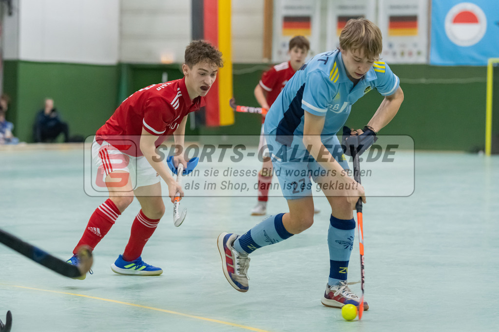 HK_20230305_106045 | Deutsche Meisterschaft MU16 1/2 Finale Rot-Weiss Köln - Zehlend. Wespen am 5.3.2023 RWK, Köln ,