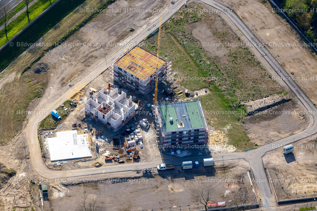 Luftbilder Wegberg-9915 | Luftaufnahme Neubau einer Mehrfamilienhaus-Wohnanlage in Wegberg im Bundesland Nordrhein-Westfalen, Deutschland - Realisiert mit Pictrs.com