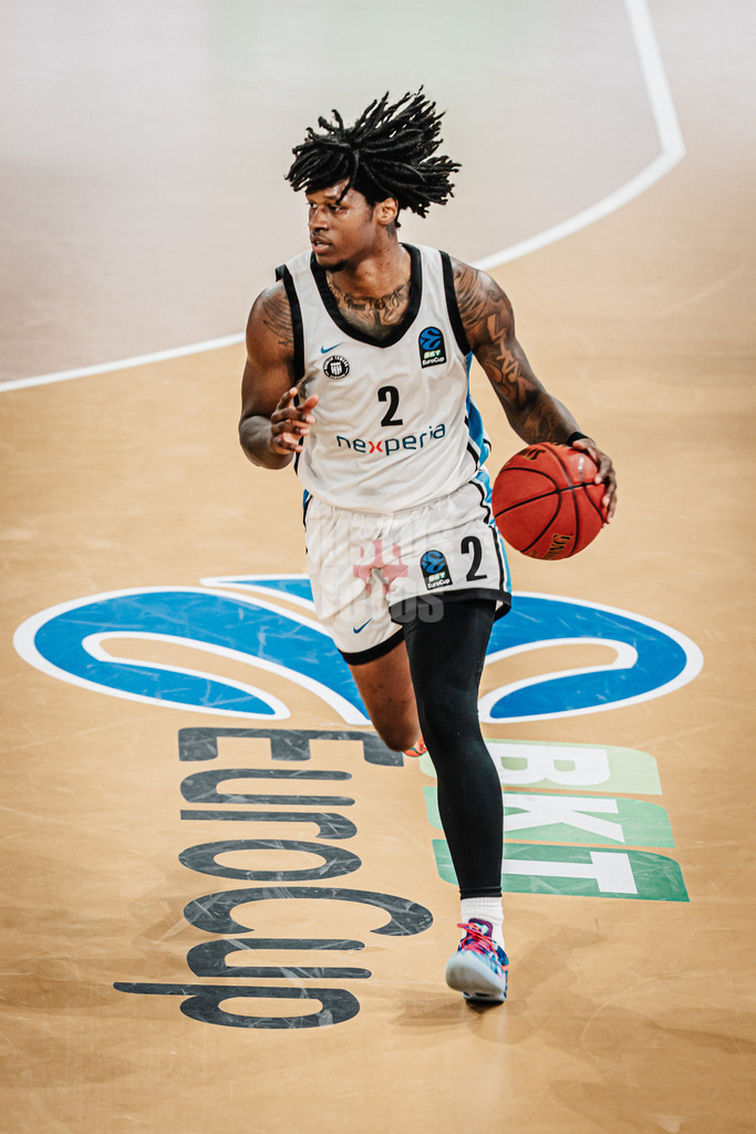 Basketball | Männer | Saison 2025/2026 | BKT EuroCup | Veolia Towers Hamburg vs. Bahcesehir College Istanbul | 14.10.2025 | Leonard Thorpe Jr. (#2, Veolia Towers Hamburg)
