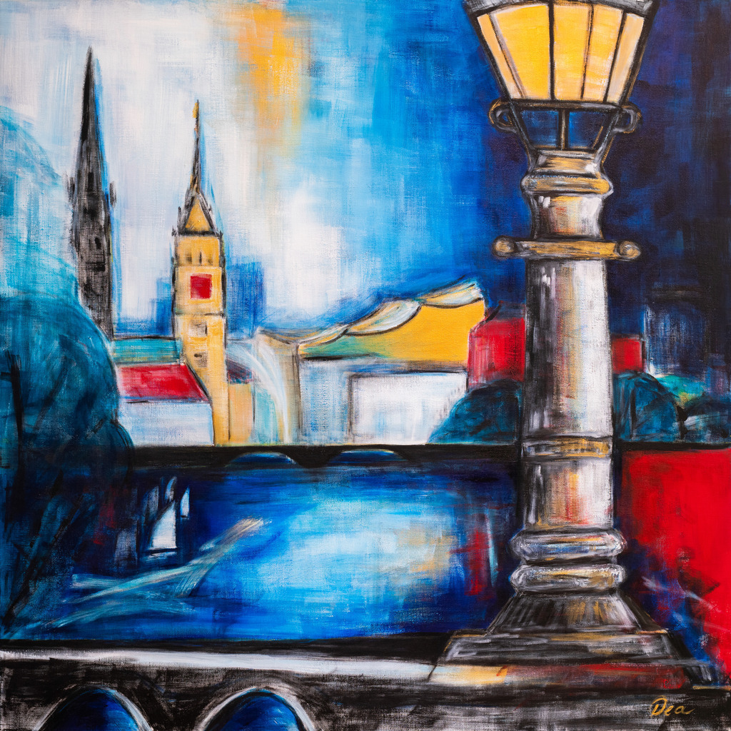 10230608 - Außenalster | Bestellen Sie dieses Hamburg Gemälde als Kunstdruck in vielen Ausführungen und Formaten. Zur Auswahl gelangen Sie über "Bestellen".
Bei Interesse an Originalgemälden leiten wir Ihre Anfrage gern an die Künstlerin weiter.