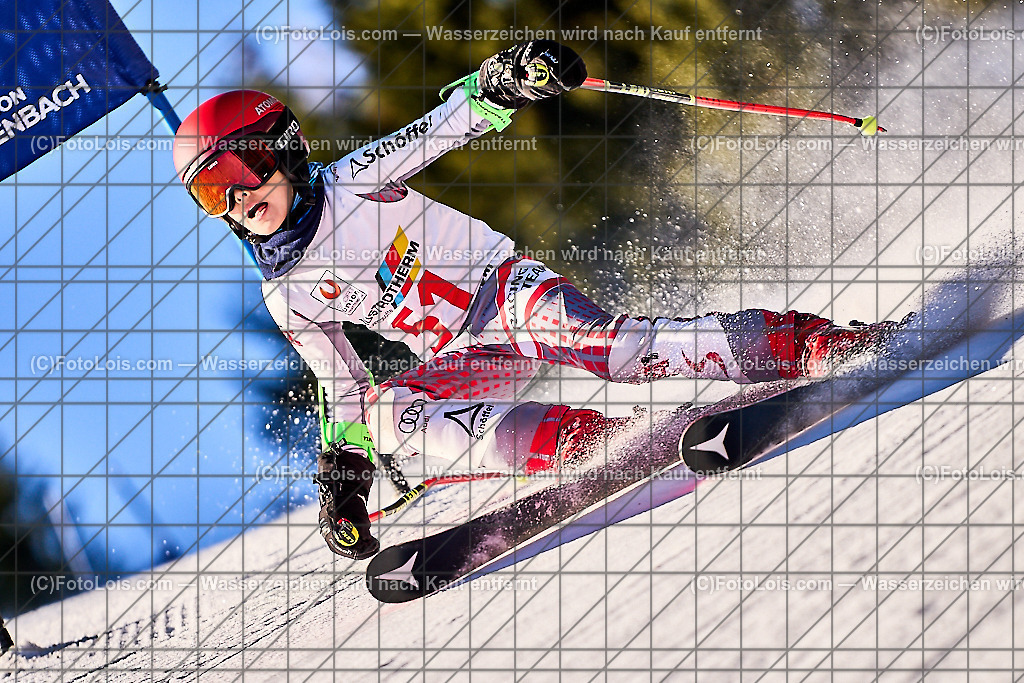 ALP8832_NOe-Kindervergleich-RTL_Sever Lui Carlo | (C)FotoLois.com, Alois Spandl. Sportunion Trattenbach, NÖ Kindervergleichs-Skirennen, RTL auf dem Feistritzsattel, So 28. Januar 2024.