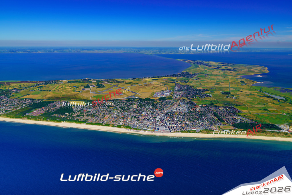 Die Luftbildaufnahme Westerland-luftaufnahme - Sylt wurde 2018 mittels Flugzeug (keine Drohne) erstellt. Perfekte Schärfe und Druck- Auflösung- Garantiert!