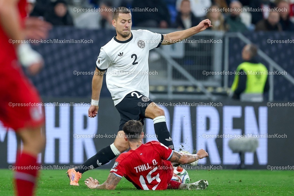 DFB10102501146 | 10.10.2025, Fußball, Länderspiel, Deutschland - Luxemburg, UEFA WM-Qualifikation, 2025/2026, Gruppe A, PreZero Arena in Sinsheim: xxxxxxxxxxxxxDFB regulations prohibit any use of photographs as image sequences and or quasi-video.