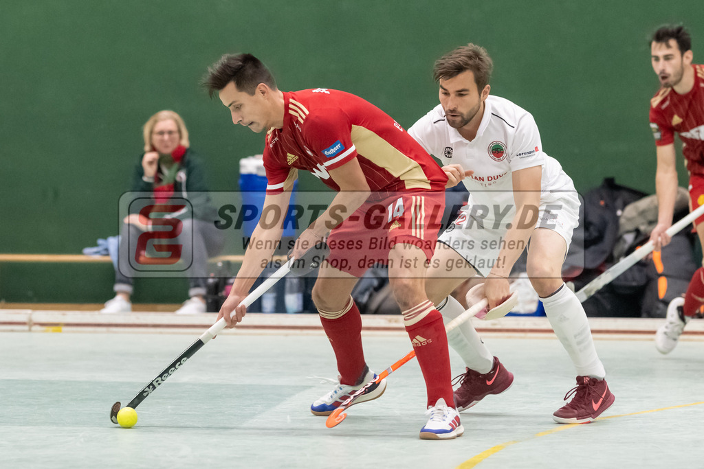 SFE_20221218_0047 | 1. Bundesliga Hockey Herren Rot-Weiss Köln - Crefelder HTCa am 18.12.2022 in Köln (KTHC Stadion Rot-Weiss Köln Tennis and Hockey Club), Photo: Stephan Fehrmann 2022 (Sports-Gallery),Quentin Halfmann ( Rot-Weiss Köln #13 )