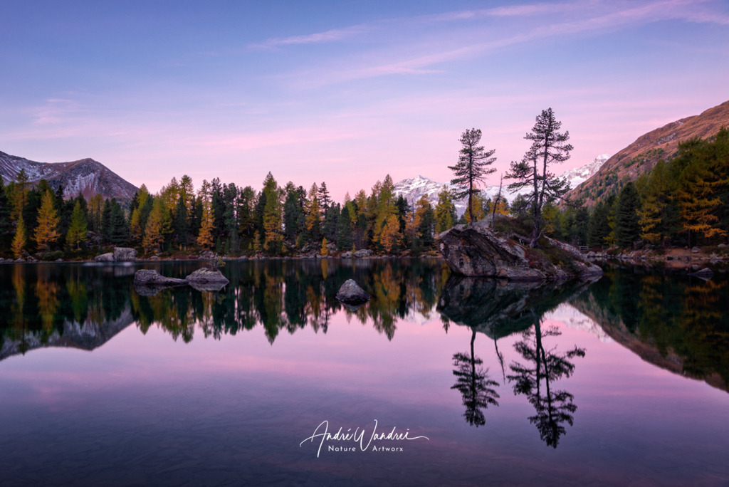 Morgenstimmung am Bergsee | Andre Wandrei - Nature Artworx - Realisiert mit Pictrs.com