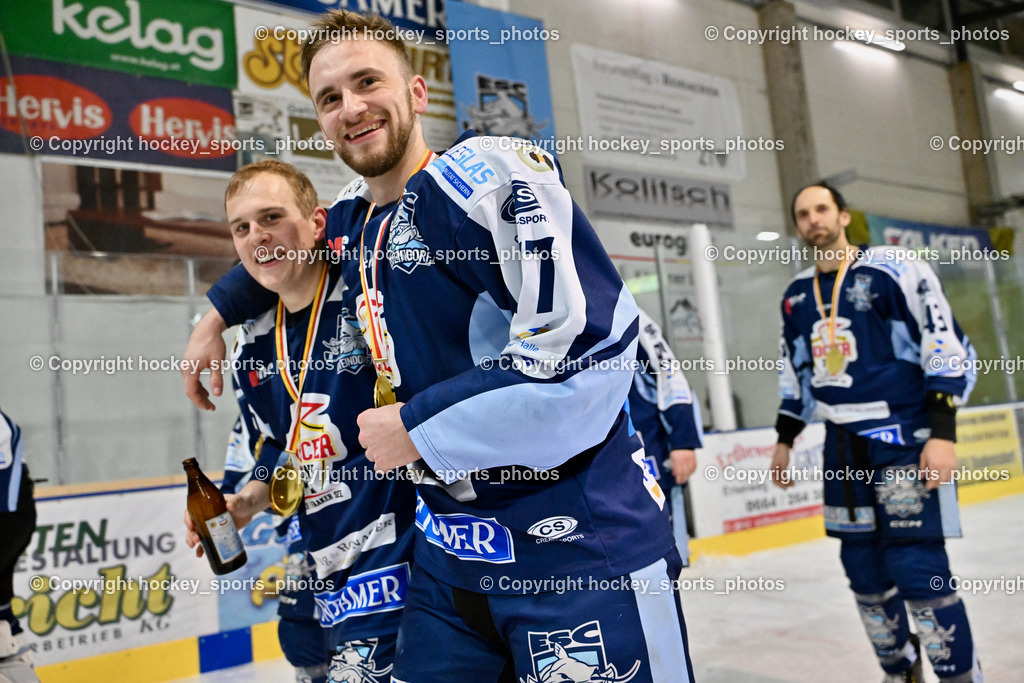 ESC Steindorf vs. EHC Althofen 8.3.2024 | ESC Steindorf vs. EHC Althofen 8.3.2024, ESC Steindorf vs. EHC Althofen Meisterfeier am 08.03.2024 in Steindorf (Ossiachersee Halle), Austria, (Photo by Bernd Stefan)