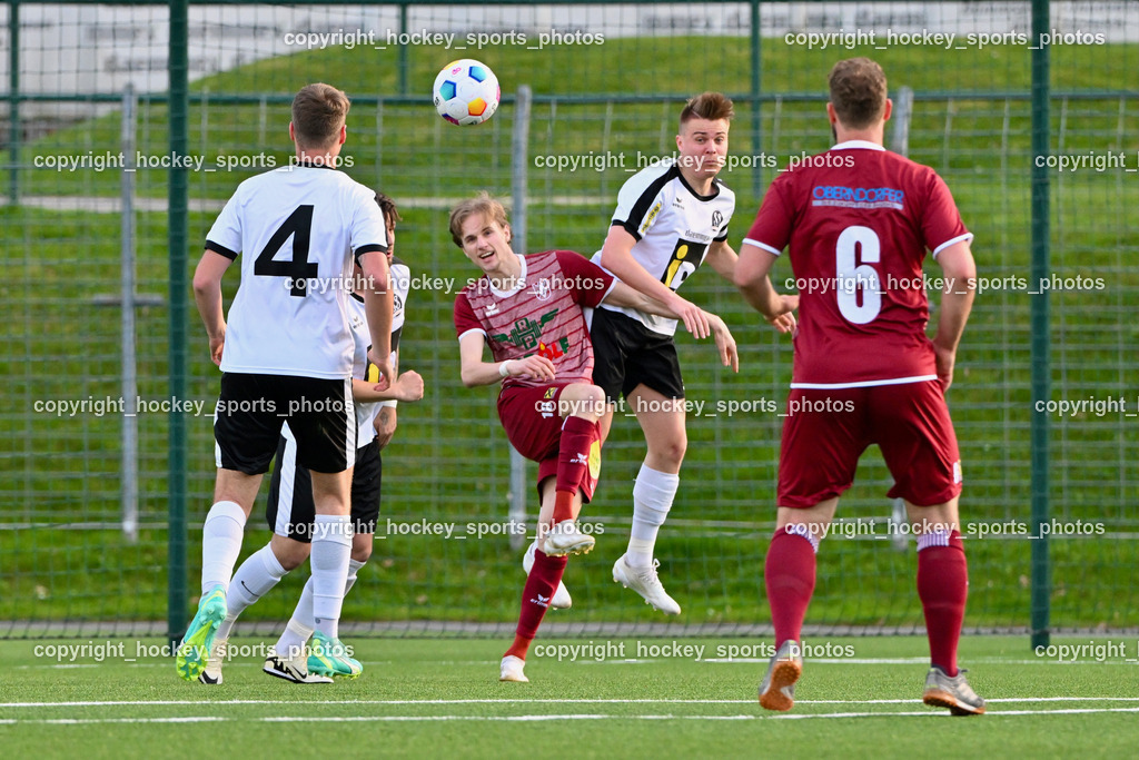 SV Spittal vs. VST Völkermarkt 5.4.2024 | #4 Thomas Walker SV Spittal, #10 Mario Michael Kuester VST Völkermarkt, #7 Ralph Roman Scheer SV Spittal, #6 Lukas Ladinig VST Völkermarkt, SV Spittal vs. VST Völkermarkt 5.4.2024, SV Spittal vs. VST Völkermarkt am 05.04.2024 in Spittal an der Drau (Goldeck Stadion), Austria, (Photo by Bernd Stefan)