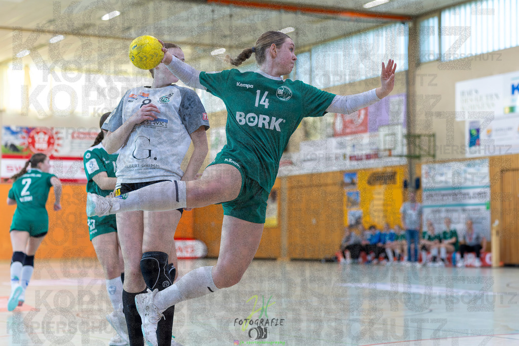 Jugendbundesliga wJA, Pokalrunde, HSG Kleenheim/Langgöns - Frisch Auf Göppingen | Jugendbundesliga wJA, Pokalrunde, HSG Kleenheim/Langgöns - Frisch Auf Göppingen am 28.02.2026 in Oberkleen (Weidig-Halle)Photo © 2026 - Jörg Heinrich - Realisiert mit Pictrs.com