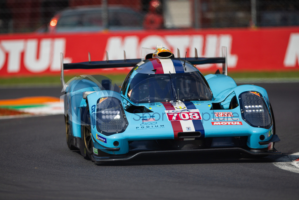 Trainproduction-20230708-0075 | MONZA,ITALY,08.Jul.23 - MOTORSPORTS - WEC, FIA World Endurance Championships, 6h of Monza, Autodromo Monza. Image shows Romain Dumas(FRA), Olivier Pla (FRA) and Nathanael Berthon (FRA/ Glickenhaus Racing). Photo: Trainproduction / Matthias Trinkl