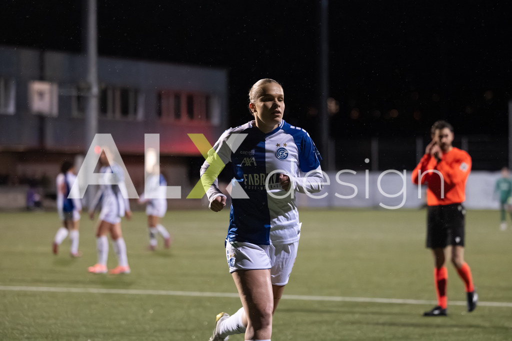 Fußball I Frauen I Saison 2025-2026 I AXA Women's Super League | Women I 14. Spieltag I Grasshoppers Club Zürich - FC Luzern I 14.02.2026 | 8 Ella Ljuština (HR) (GC Zürich) – Mittelfeld - Realisiert mit Pictrs.com