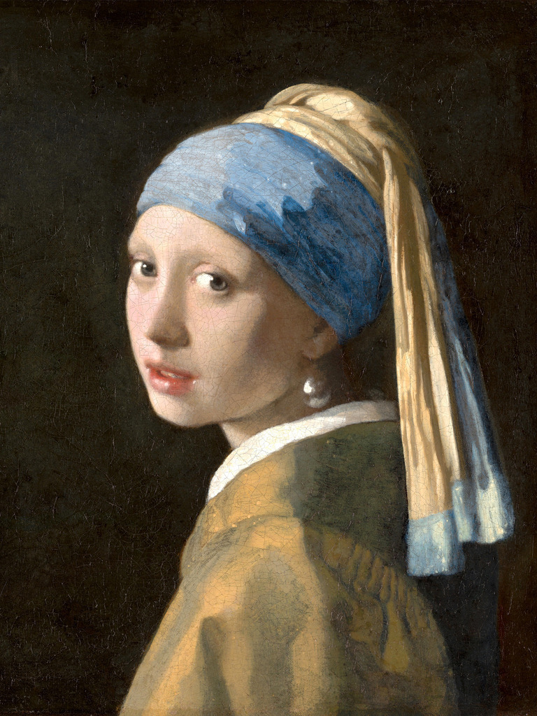 Jan Vermeer - Das Mädchen mit dem Perlenohrring | Moderne Wandbilder auf Leinwand, Acylglas, Alu-Dibond oder als Poster. Tauchen Sie ein in die Welt KI-generierter Kunstwerke - entdecken Sie hochwertige Kunstdrucke unserer Gemälde, Illustrationen und fotorealistischen Motive.