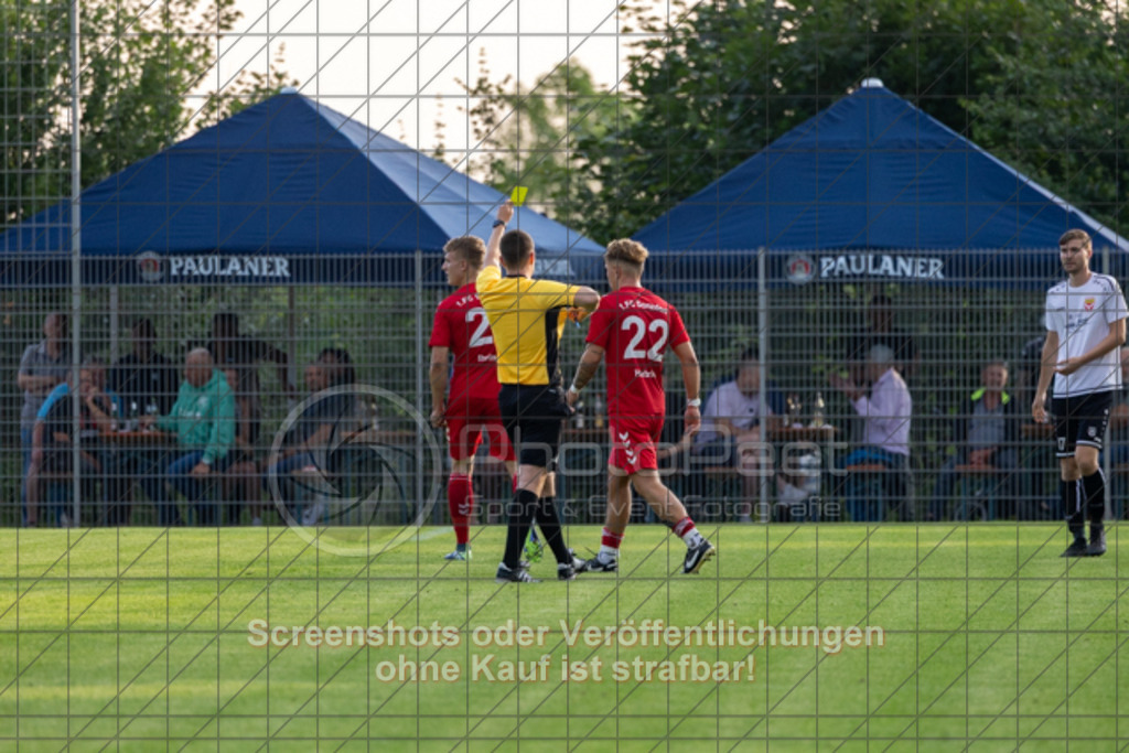 20250616_195852_0644 | #,  TV Eybach (weiß) vs. 1.FC Donzdorf II (rot), Fussball, Entscheidungsspiel 3 in Kreisliga A3 - Bezirk Neckar/Fils, Saison 2024/2025, Rasensportplatz, Staufenecker Str. 41, 73084 Salach, 16.06.2025 - 18:30 Uhr,Foto: PhotoPeet-Sportfotografie/Peter Harich