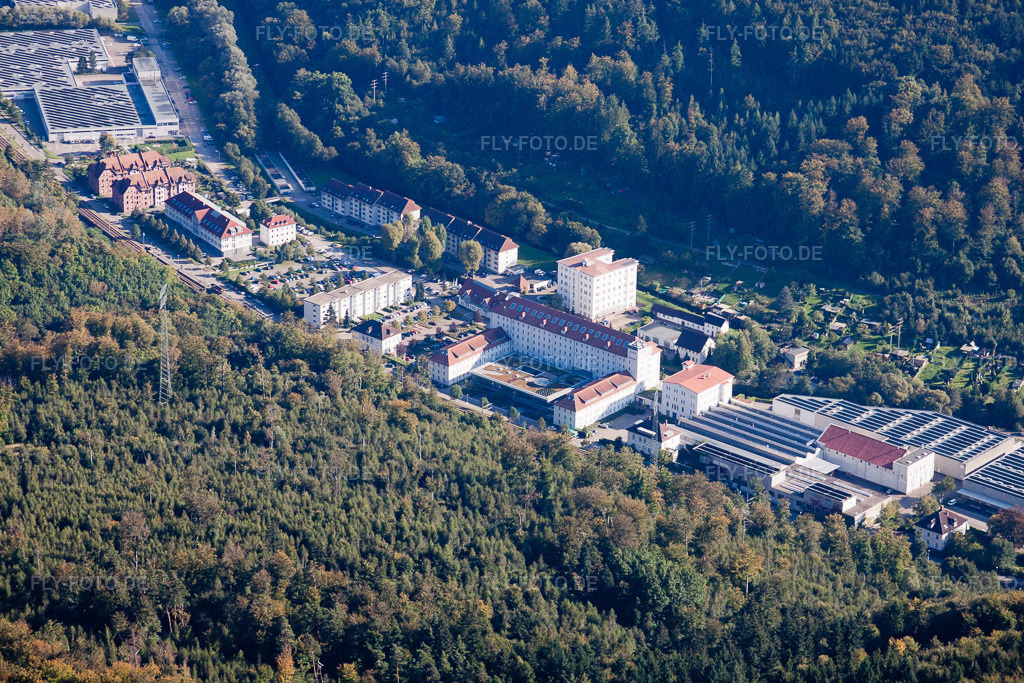 Luftbild: Spinnerei in Ettlingen im Bundesland Baden-Württemberg in Deutschland. Foto: IMG_45072.jpg vom 21.09.2011 durch Werner Riehm/FLY-FOTO.de