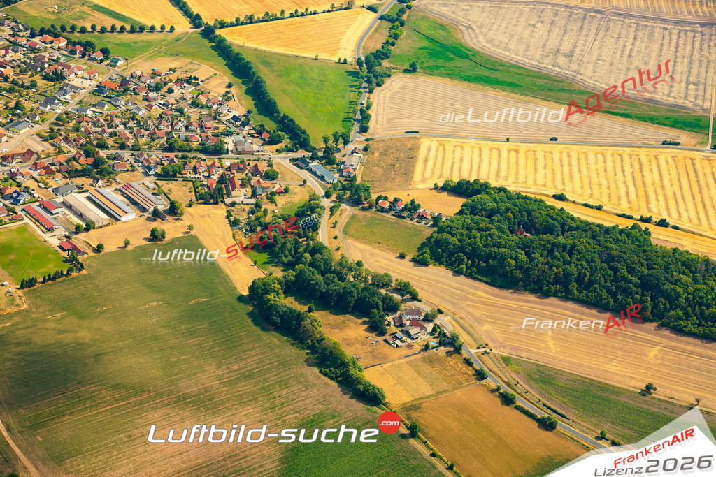 Die Luftaufnahme Haina - Römhild wurde 2022 vom Flugzeug aus (keine Drohne) erstellt. Hohe Auflösung -für große Poster und Wandbilder geeignet - Garantiert!
