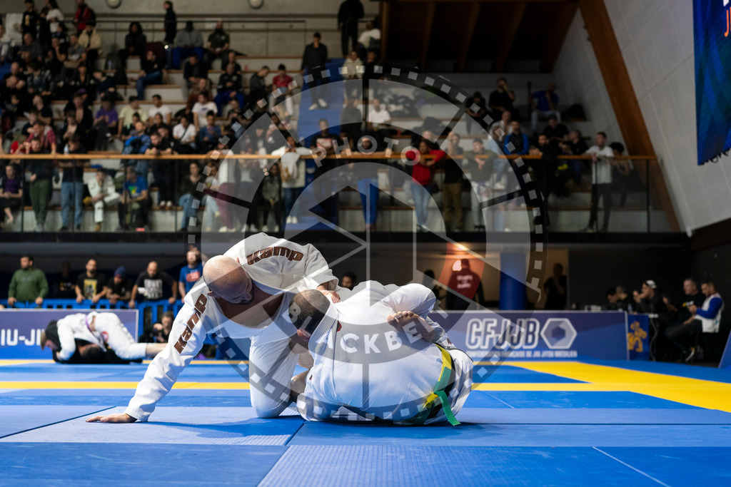 20240123PBB02400 | Fighters compete during the second day of the IBJJF European Championship in Paris, France, on January 23, 2024.