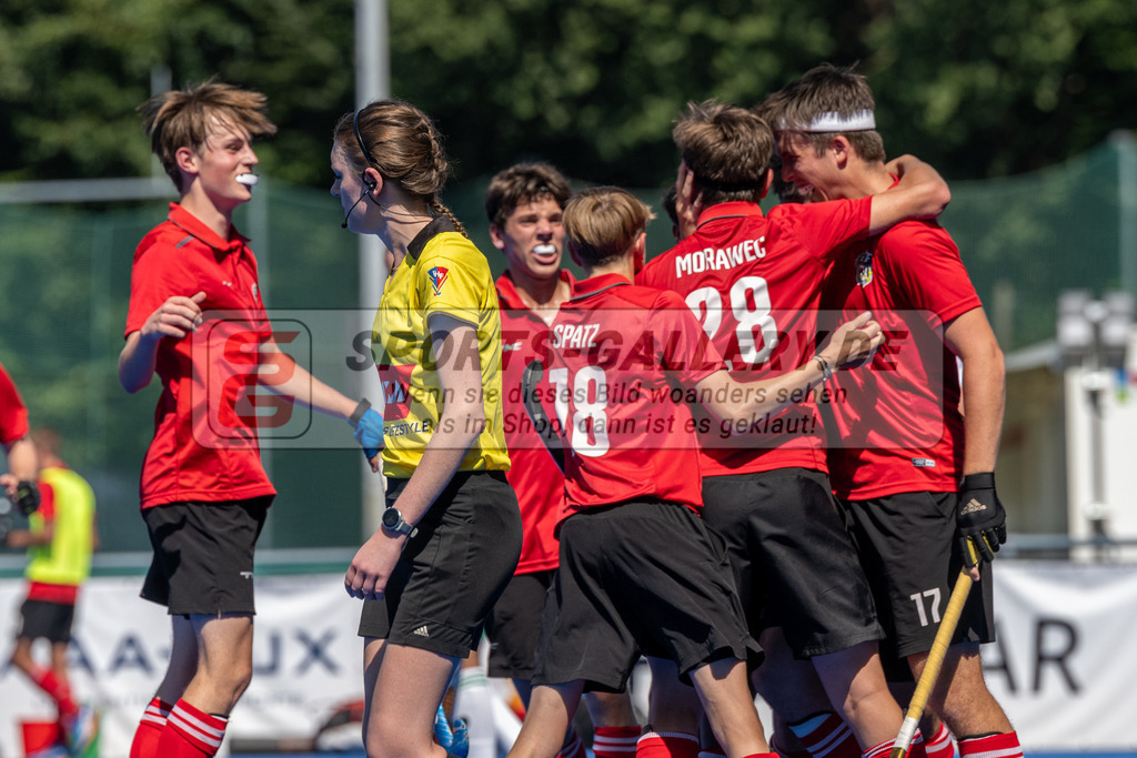 SFE_20230708_0094 | EuroHockey EM U18 Boys Austria vs Ireland am 08.07.2023 in Krefeld (Gerd-Wellen-Hockeyanlage), Photo: Stephan Fehrmann 2023 (Sports-Gallery)