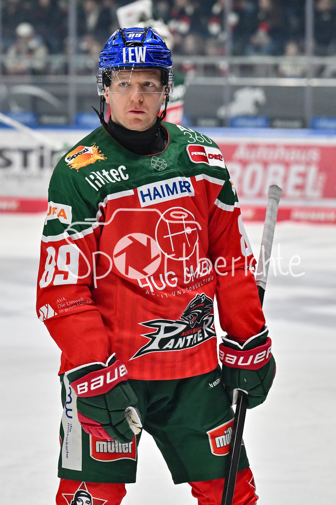 Augsburger Panther - Schwenninger Wild Wings | Im Bild Mark ZENGERLE (Augsburger Panther #89) / FReisteller / Einzelfoto / DEL: Augsburger Panther - Schwenninger Wild Wings, Curt Frenzel Stadion am 02.02.2025
