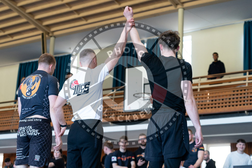 20250329PBB4808 | Fighters compete during the International Luta Livre (ILLCS) Germany IX Spring 2025 Competition spring on March 29, 2025 in Hannover, Germany.© Chiara Dazi