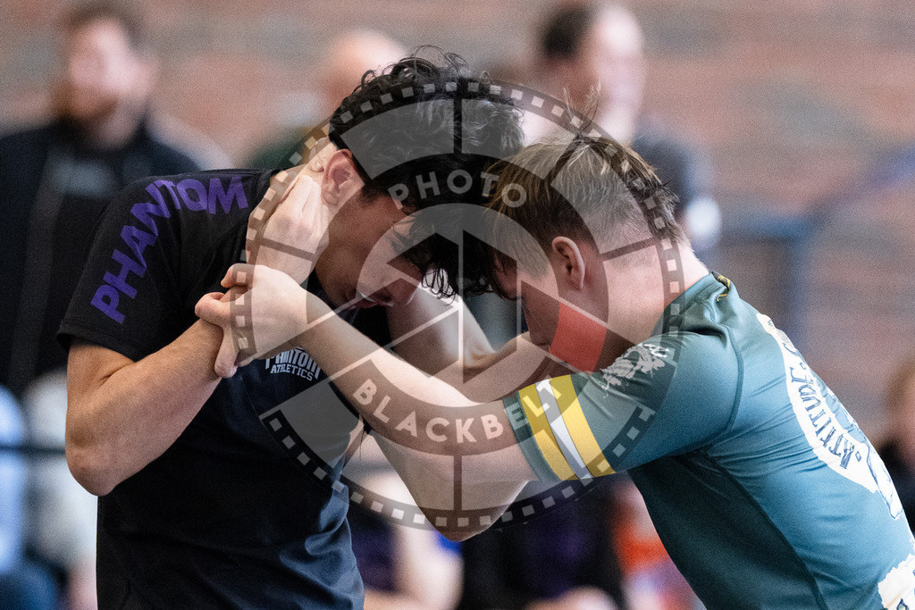 20251129PBB5717 | Fighters compete during the luta livre competition ILLCS XI winter edition on November 29, 2025 in Hannover, Germany.