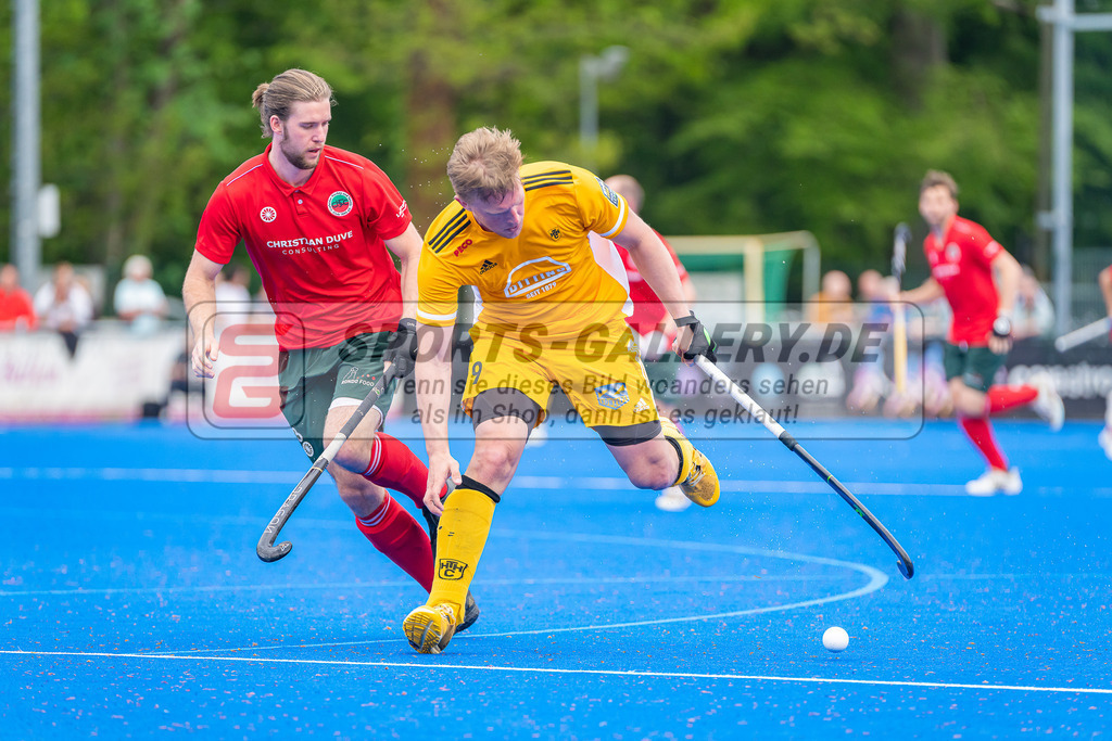 HK_20230507_107999 | 1. Bundesliaga Herren Creefelder HTC - Harvestehuder THC  am 7.5.2023 Crefelder HTC ( CHTC ), Krefeld  , Kossol Timo ( Crefelder HTC #3 ) , Körper Michael ( Harvestehuder THC #9 )
