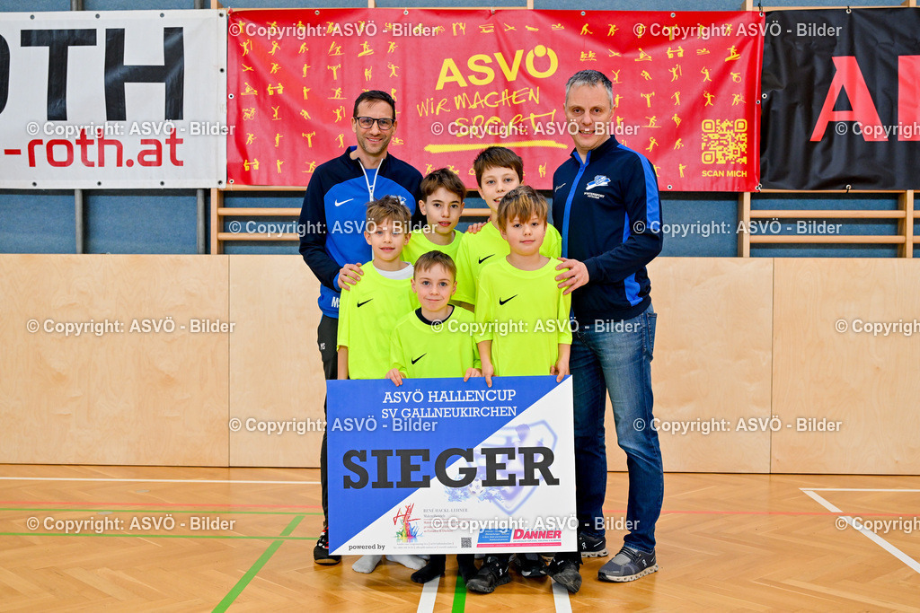 ASVÖ_ Fussballturnier SV Gallneukirchen_ 08.02.2025-149 | 08.02.2025, Gallneukirchen, AUT, ASVÖ, Fussball Nachwuchs Hallenturnier 2025, SV Gallneukirchen im Bild Teilnehmer U 7©Harald Dostal / fodo.media - Realisiert mit Pictrs.com