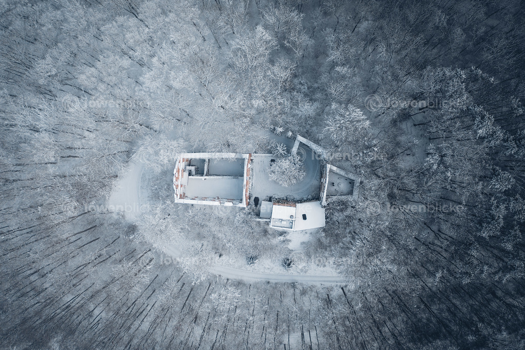 Burg Scharfenberg im Winter | löwenblicke | shop