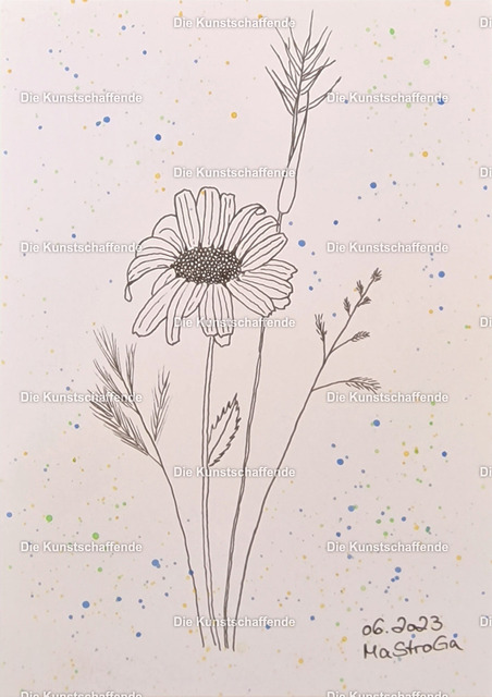 The ArtCreator-110222 | Kunstdruck von handgemalter Postkarte. | Art print from hand painted postcard. - Realisiert mit Pictrs.com