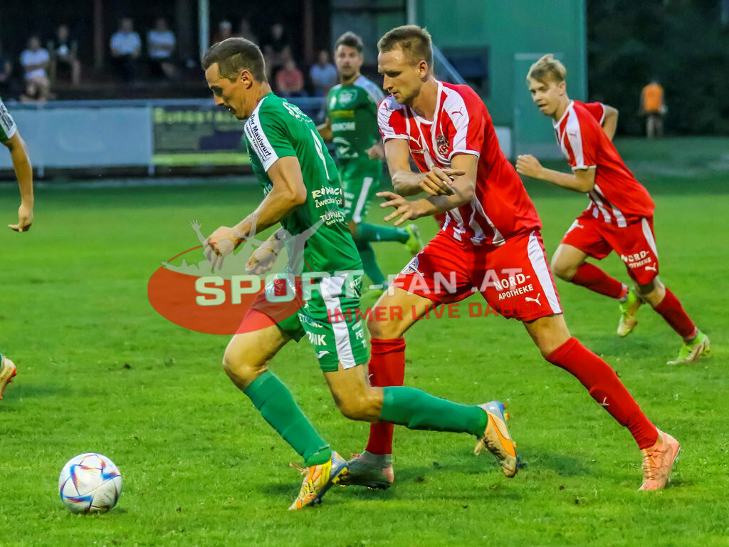 FC KAC - FC Lendorf Kärntner Liga | FC KAC - FC Lendorf am 26.08.2022 in Klagenfurt
(Sportplatz), AUSTRIA, (Photo by Ernst Krawagner sport-fan.at),  - Realisiert mit Pictrs.com