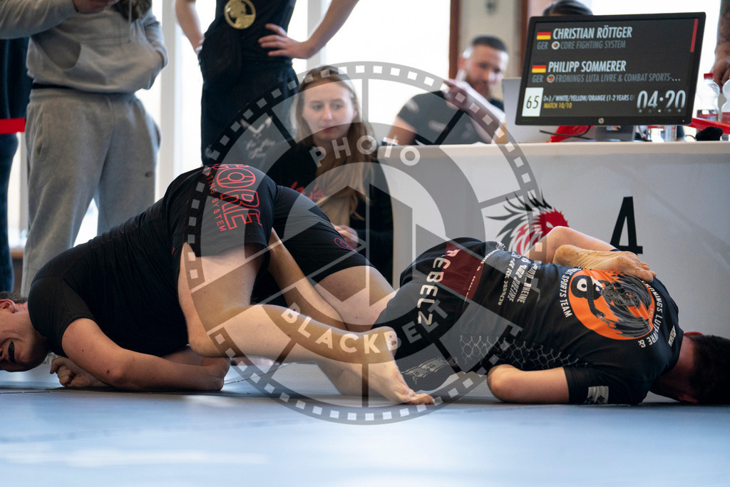 20240309PBB7524 | Fighters compete during the International Luta Livre (ILLCS) Spring Championship in Hannover, Germany, on March 9, 2024.