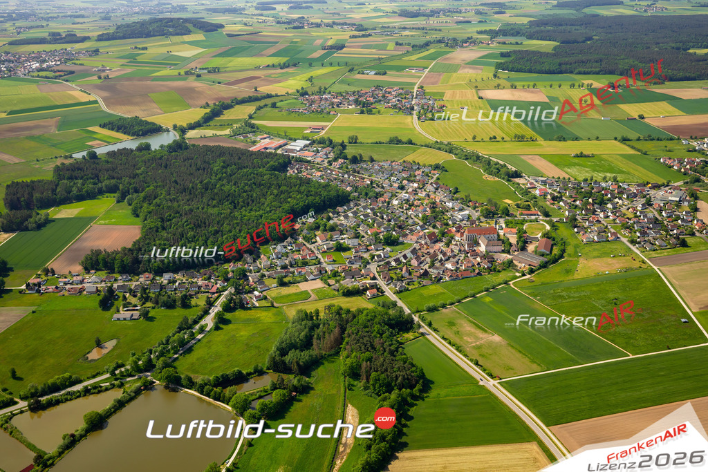 Das Luftbild zeigt Seligenporten Pyrbaum - Die Luftaufnahme wurde 2023 vom UL-Flugzeug aus erstellt ( keine Drohne ) - Hochauflösende Luftaufnahme - Für grossformatige Ausdrucke geeignet. Die Geschenkidee !Mit Lizenz und Bildrechte bestellbar