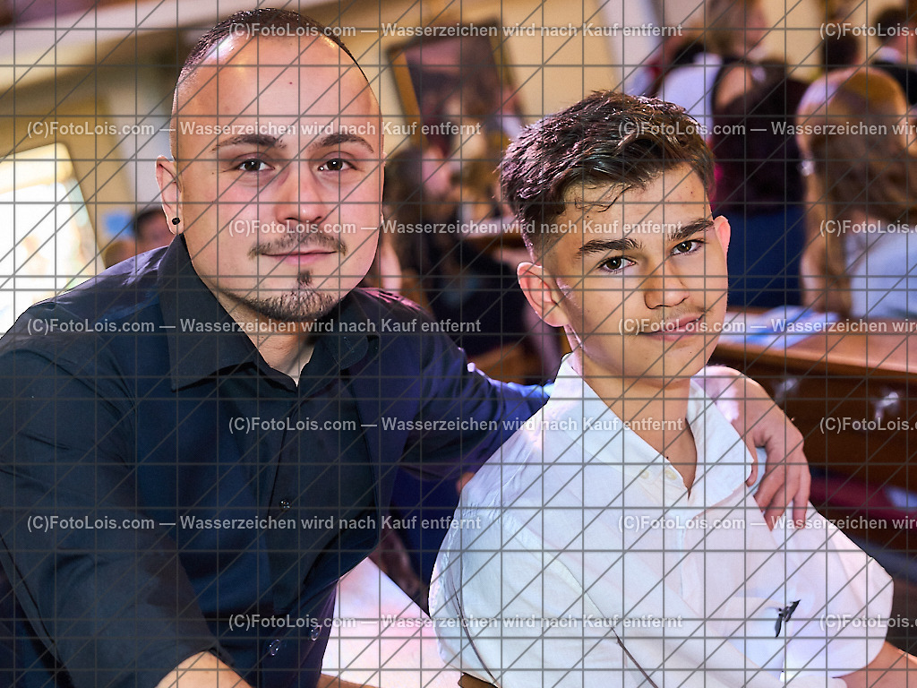 ALP0551_PfarrFirmung Wieselburg_Firmling-PateIn | (C)FotoLois.com, Alois Spandl, Firmung in der Pfarrkirche Wieselburg mit Generalvikar Dr. Christoph Weiss, Dechant Pfarrer Daniel Kostrzycki und Monignore Franz Dammerer, Sa 15. Juni 2024.