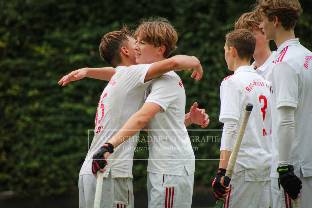 MU16 2. HF Westdeutsche Meisterschaft  Rot-Weiß Köln - Düsseldorfer HC 07.10.23 Gladbach-54 | lanaschraderfotografie - Realisiert mit Pictrs.com