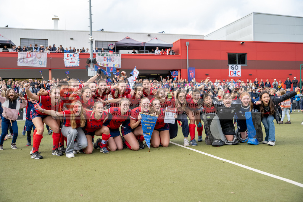 SFE_20231022_0229 | Deutsche Meisterschaft Weibliche U16 Finale Uhlenhorst Mülheim - Düsseldorfer HC am 22.10.2023 in Köln (Düsseldorfer Hockeyclub 1905 e.V.), Photo: Stephan Fehrmann 2023 (Sports-Gallery)