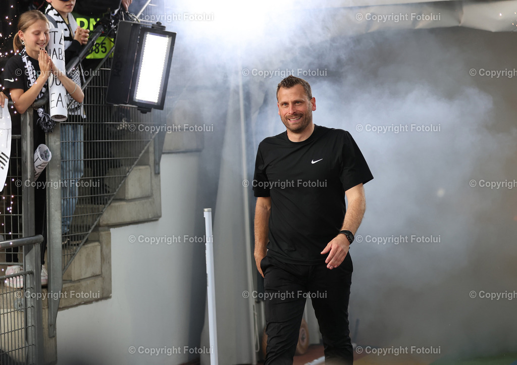 A_LUI_240525_21 | SOORT FUSSBALL ADMIRAL BUNDESLIGA STURM GRAZ -RZ PELLETS WAC 24.05.2025 IM BILD:TRAINER JUERGEN SAEUMEL  (STURMGRAZ)  FOTO: FOTOLUI/MW