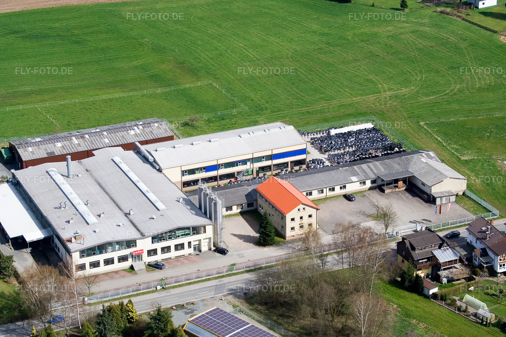 Luftbild: Affolterbach im Ortsteil Wahlen in Grasellenbach im Bundesland Hessen in Deutschland. Foto: IMG_10395.jpg vom 20.04.2008 durch Werner Riehm/FLY-FOTO.de