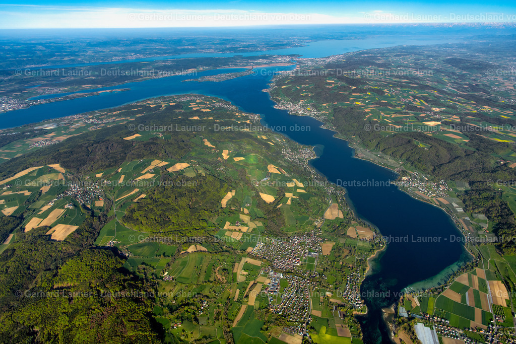 4024036 | STECKBORN 15.04.2020 Uferbereichs- Landschaft am Gebiet der Seenkette Untersee am Bodensee in Steckborn im Kanton Thurgau, Schweiz. // Waterfront landscape on the lake Untersee on Bodensee in Steckborn in the canton Thurgau, Switzerland. Foto: Gerhard Launer