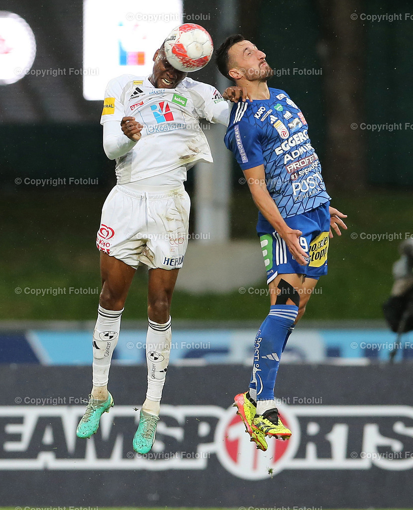 A_LUI_05102024-0001 | SPORT FUSSBALL ADMIRAL BUNDESLIGA RZ PELLETS WAC-TSV HARTBERG 05.10.2024 IM BILD: CHIBUIKE NWAIWU (WAC) UND PATRIK MIJIC (HARTBERG) FOTO:FOTOLUI/MW