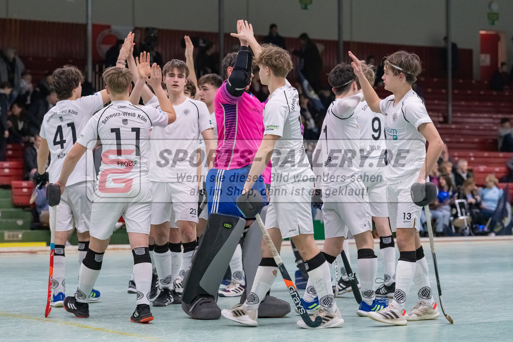 HK_20230304_105377 | Deutsche Meisterschaft MU16 Schwarz-Weiß Köln - Zehlend. Wespen  am 4.3.2023 RWK, Köln ,