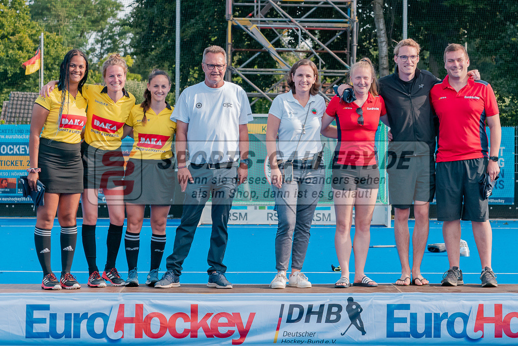 HK_20230716_902514-2 | Euro Hockey WU18 Siegerehrungen Championship Girls &amp; Boys am 16.7.2023 CHTC , Krefeld ,