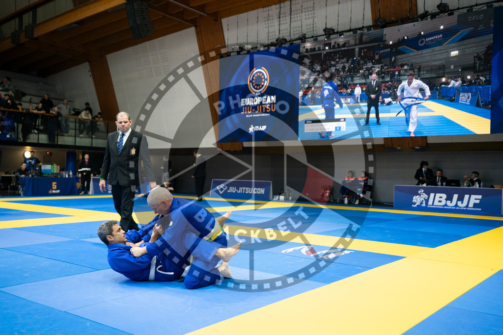 20240119PBB3747 | Fighters compete during the IBJJF European Championship in Paris, France, on January 19, 2024.