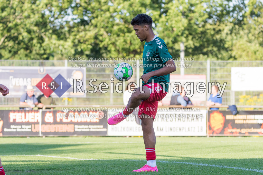 Fußball, Saison 2023/24, Confima-Cup, SV Preußen 09 Reinfeld - VfB Lübeck II, Schönböcken (Lübeck), 13.07.2023 | Emilio Flavio Krück (#6, Lübeck)