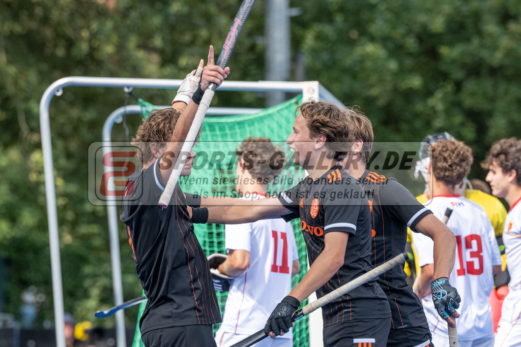 SFE_20230716_0183 | EuroHockey EM U18 Boys 3th 4th Netherlands vs Spain am 16.07.2023 in Krefeld (Gerd-Wellen-Hockeyanlage), Photo: Stephan Fehrmann 2023 (Sports-Gallery)