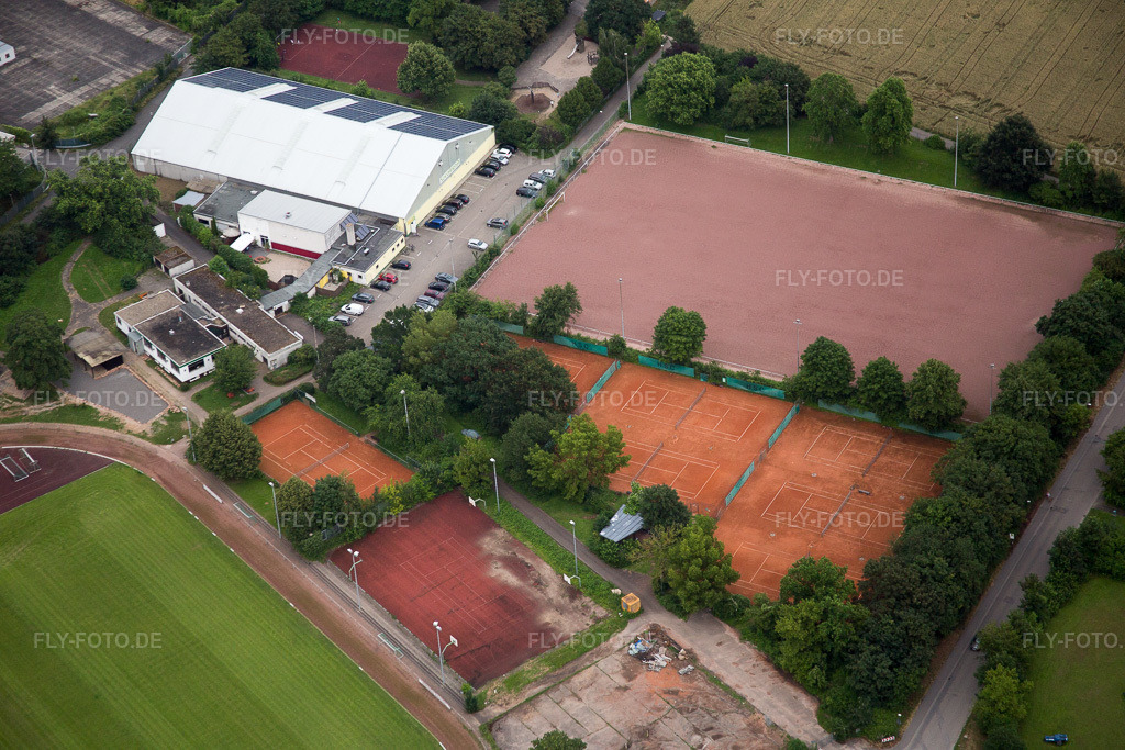 Luftbild: Sportzentrum Süd im Ortsteil Am Kirchheimer Weg in Heidelberg im Bundesland Baden-Württemberg in Deutschland. Foto: IMG_090828.jpg vom 04.07.2016 durch Werner Riehm/FLY-FOTO.de