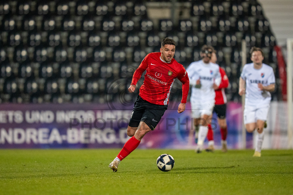 SG Sonnenhof Grossaspach vs. TSV Steinbach Haiger, Fussball, Regionalliga Suedwest, 25. Spieltag, 20.03.2026 | Michael Kleinschrodt (SG Sonnenhof Großaspach, #11),SG Sonnenhof Grossaspach vs. TSV Steinbach Haiger, Fussball, Regionalliga Suedwest, 25. Spieltag, 20.03.2026Foto: photosbyphips/Philip Ziegler